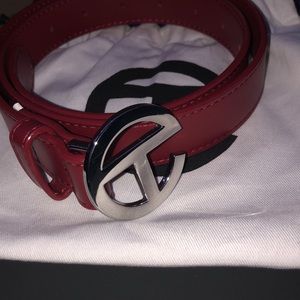 Telfar belt OX BLOOD